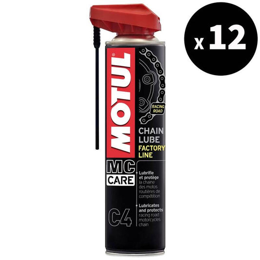 MOTUL MC Care C4 Factory Line Chain Spray - 400 ml x 12 