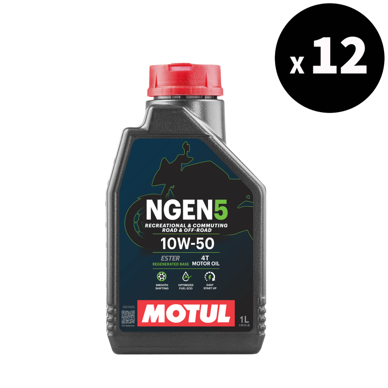 MOTUL NGEN 5 4T Motor Oil - 10W-50 1L x12