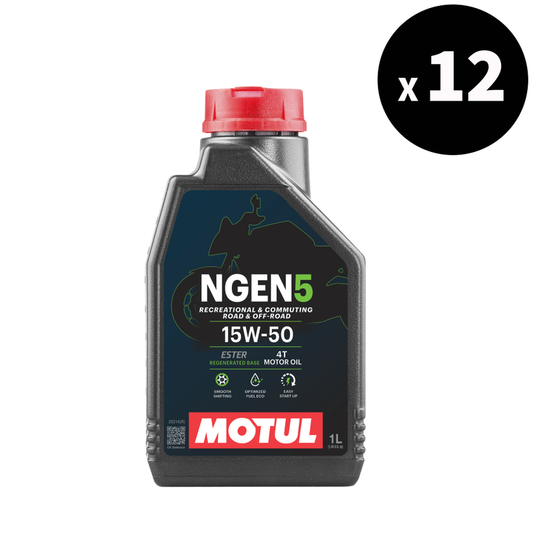MOTUL NGEN 5 4T Motor Oil - 15W-50 1L x12