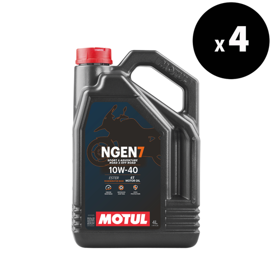MOTUL NGEN 7 4T Motor Oil - 10W-40 4L x4