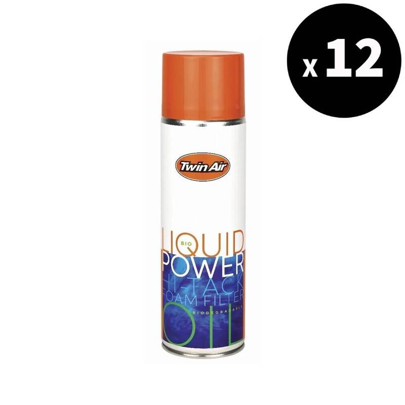 TWIN AIR Bio Liquid Power Foam Air Filter Oil - 500ml x12