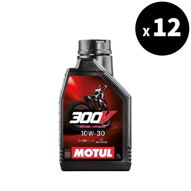 MOTUL 300V Factory Line Off Road Racing 4T Motorolie - 10W30 1 L x12