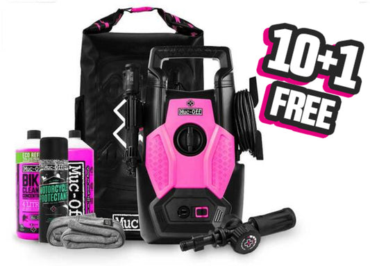 MUC-OFF Hogedrukreiniger Snow Pressure Washer Kit - 10 + 1 GRATIS