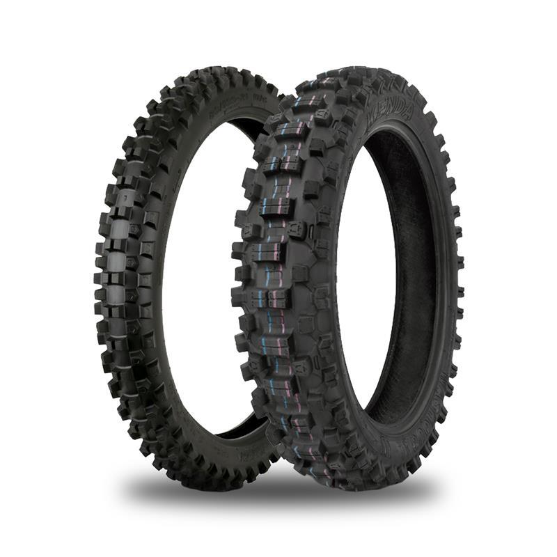 KENDA Bandenset Mini Cross (Front WASHOUGAL 60/100-14 + Rear WASHOUGAL III 80/100-12)