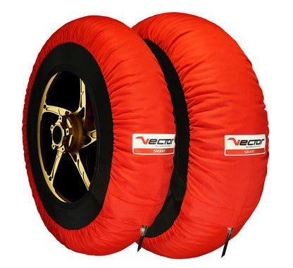 VECTOR Smart 120/190 2-set Bandenwarmers + gratis Pit Stop paddock mat root