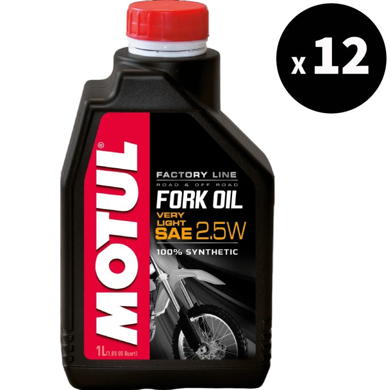 MOTUL Factory Line Vorkolie – 2.5W – 1 L (x12)
