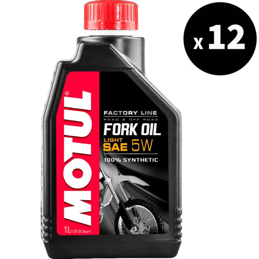 MOTUL Factory Line Vorkolie – 5W – 1 L (x12)