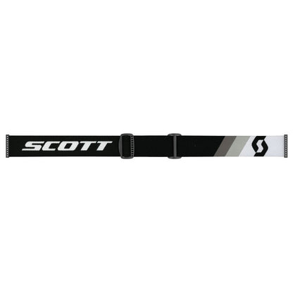 SCOTT Split OTG Crossbril - Premium Black/Wit, Works Heldere Lens