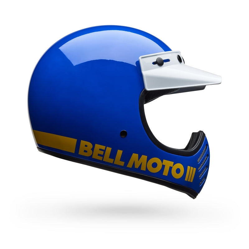 BELL Moto-3 Classic Helmet - Matte/Gloss Blackout