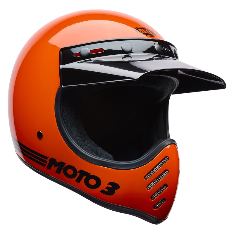BELL Moto-3 Classic Helmet - Matte/Gloss Blackout