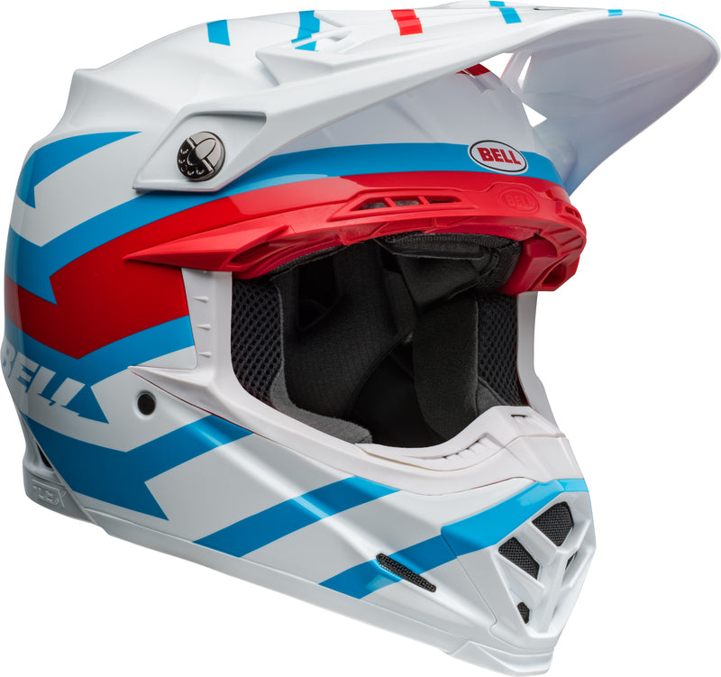BELL Moto-9S Flex helm - Banshee Gloss White/Red