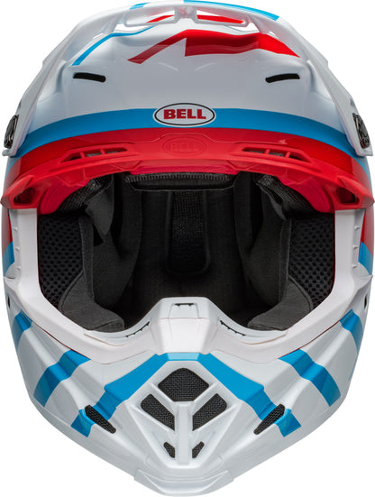 BELL Moto-9S Flex helm - Banshee Gloss White/Red