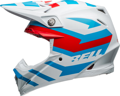 BELL Moto-9S Flex helm - Banshee Gloss White/Red