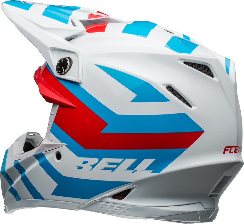 BELL Moto-9S Flex helm - Banshee Gloss White/Red