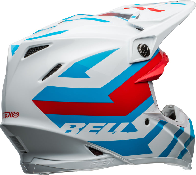 BELL Moto-9S Flex helm - Banshee Gloss White/Red