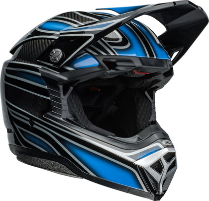 BELL Moto-10 Spherical helm - Webb Marmont Gloss North Carolina Blue