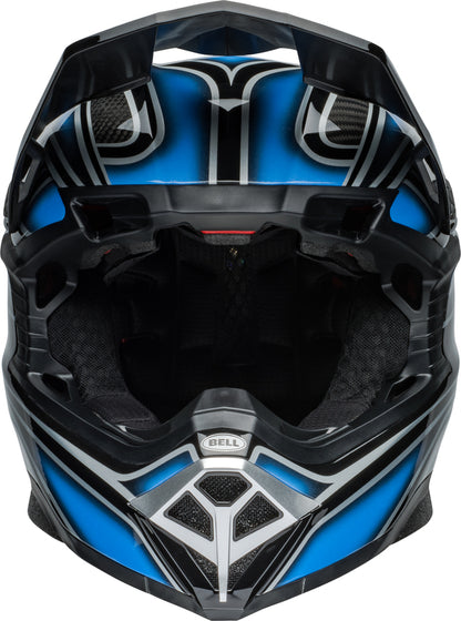 BELL Moto-10 Spherical helm - Webb Marmont Gloss North Carolina Blue