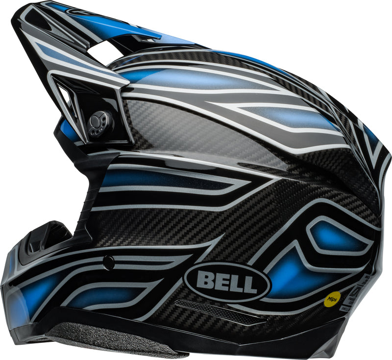 BELL Moto-10 Spherical helm - Webb Marmont Gloss North Carolina Blue