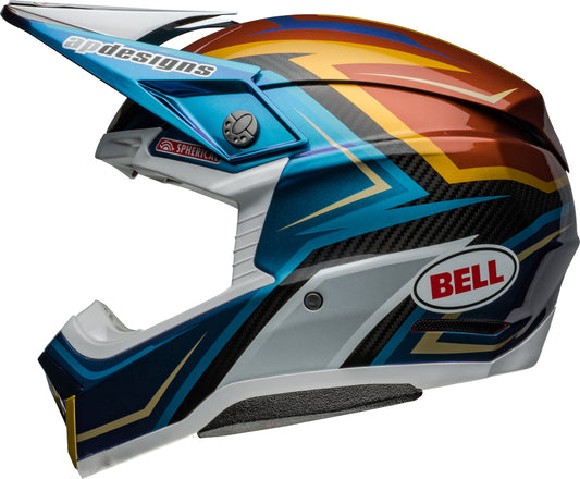 BELL Moto-10 Spherical helm - Tomac Replica 24 Gloss White/Gold