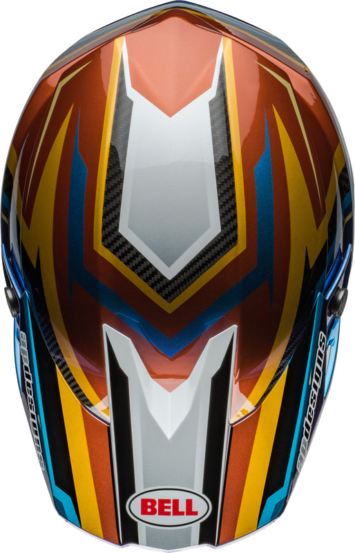 BELL Moto-10 Spherical helm - Tomac Replica 24 Gloss White/Gold