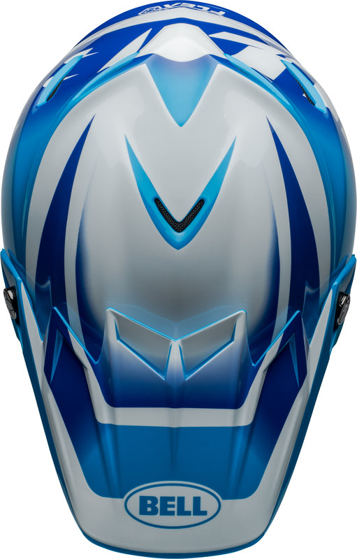 BELL Moto-9S Flex helm - Rail Gloss Blue/White