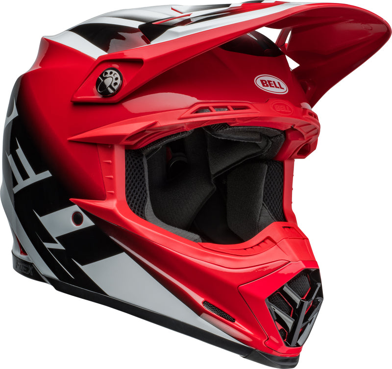 BELL Moto-9S Flex helm - Rail Gloss Blue/White