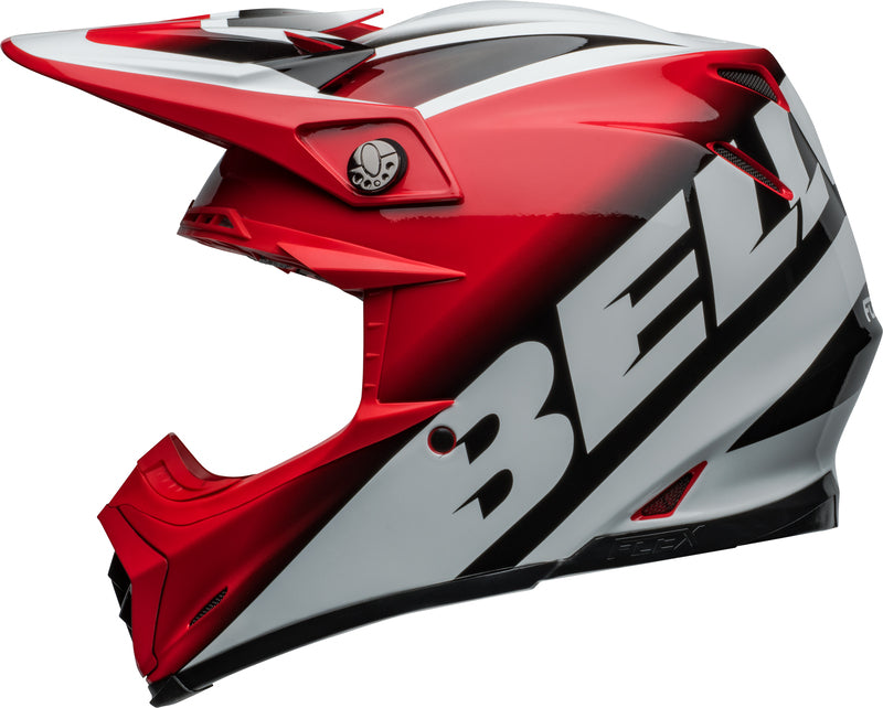 BELL Moto-9S Flex helm - Rail Gloss Blue/White