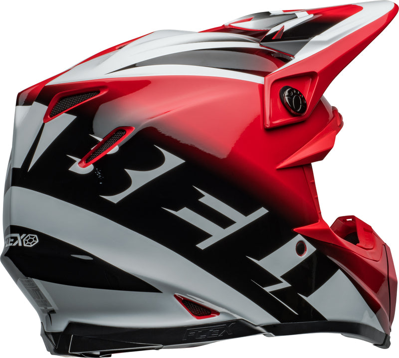 BELL Moto-9S Flex helm - Rail Gloss Blue/White