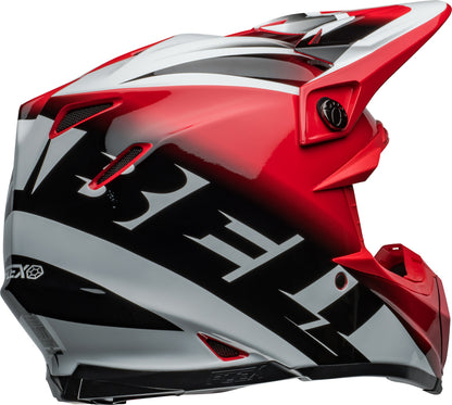BELL Moto-9S Flex helm - Rail Gloss Blue/White