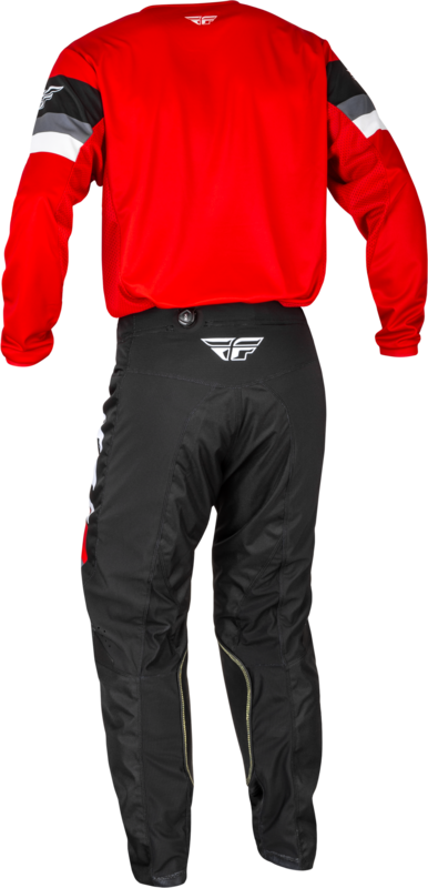 FLY RACING Kinetic Prix Youth Kindermaat broek - Bright Blue/Charcoal/Wit