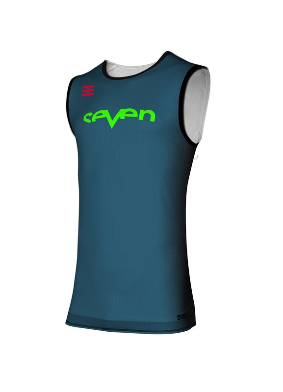 SEVEN Zero Dissolve Kindermaat Buitenste jersey - Ink Blue/Zwart