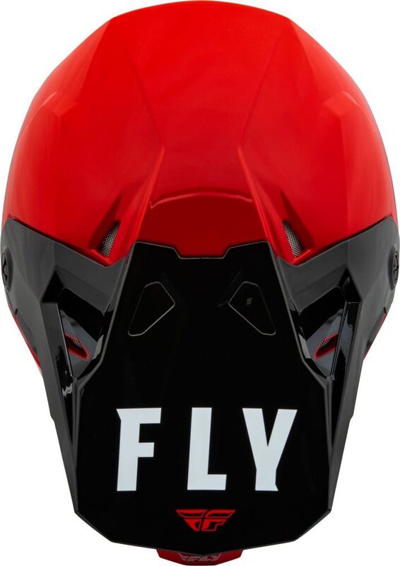 FLY RACING Formula CP Slant Helm - Matzwart/Grijs/Neon geel - XL