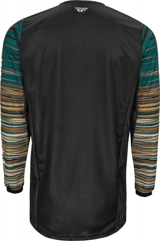 FLY RACING Kinetic Wave Jersey - Zwart/Rum - MD