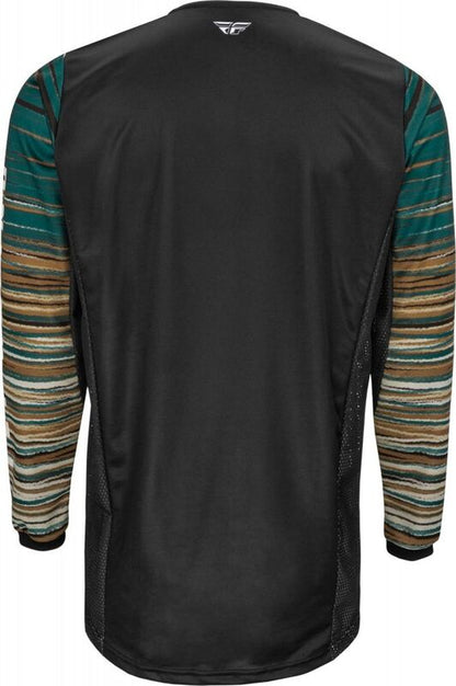 FLY RACING Kinetic Wave Jersey - Zwart/Rum - MD