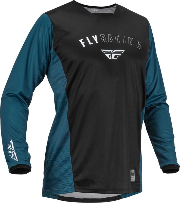 FLY RACING Patrol Jersey - Zwart/Wit - SM