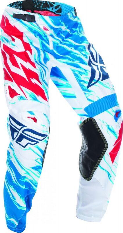 FLY RACING Kinetic Relapse Broek - Rood/Wit/Blauw - Maat 28S