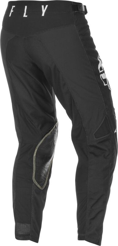 FLY RACING Youth Kinetic K121 Kindermaat broek - Zwart/Wit - Maat 26
