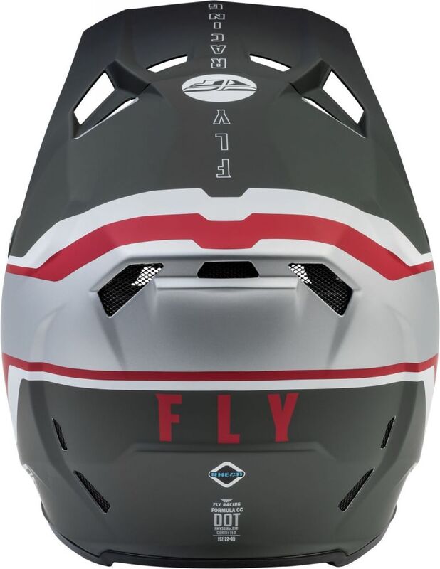 FLY RACING Formula CC Driver Helm - Zwart/Charcoal/Wit - XL