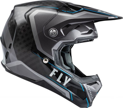 FLY RACING Formula Carbon Axon Helm - Zwart/Blauw  - XL