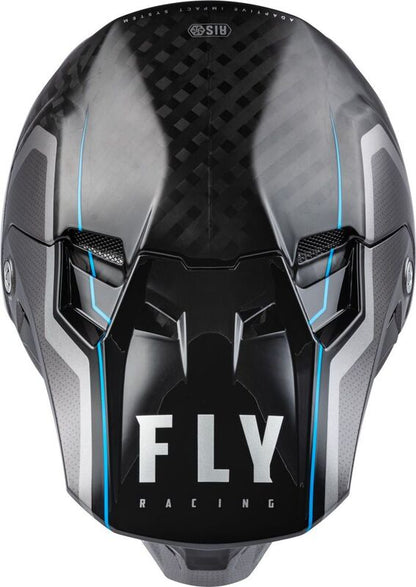 FLY RACING Formula Carbon Axon Helm - Zwart/Blauw  - XL