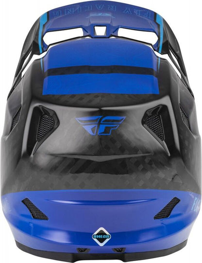 FLY RACING Werx-R Helm - Blauw/Carbon - XL