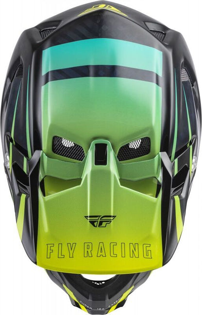 FLY RACING Werx-R Helm - Blauw/Carbon - XL