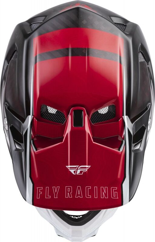 FLY RACING Werx-R Helm - Blauw/Carbon - XL