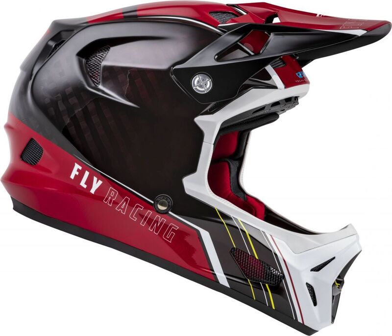 FLY RACING Werx-R Helm - Blauw/Carbon - XL