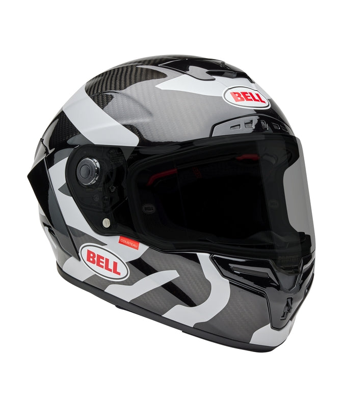 BELL Race Star DLX Helm - Hello Cousteau Equidae Matte Gloss Black/Gray