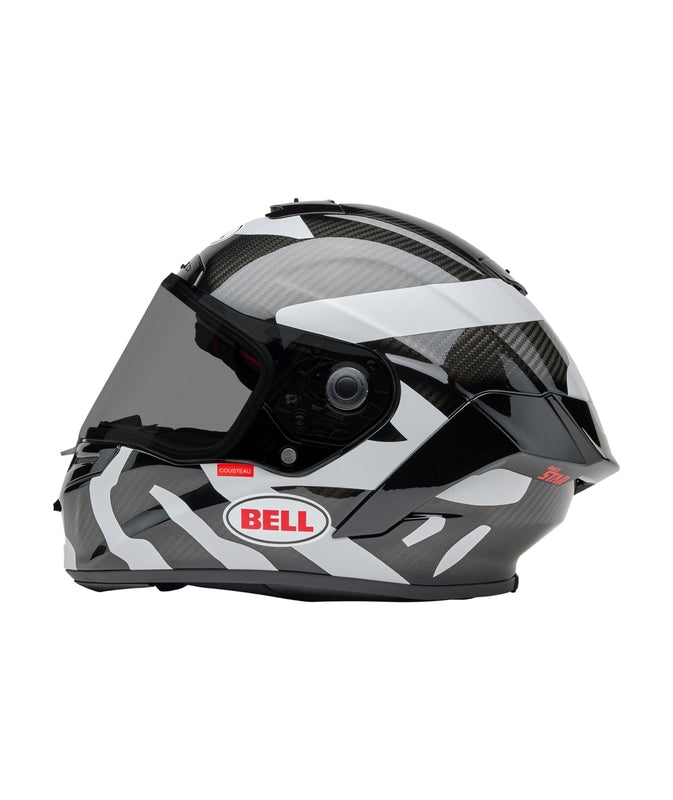 BELL Race Star DLX Helm - Hello Cousteau Equidae Matte Gloss Black/Gray