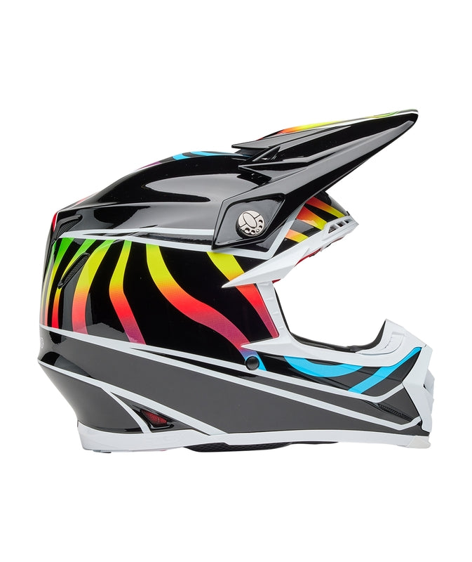 BELL Moto-9S Flex Helm - Drift Gloss Black Multi