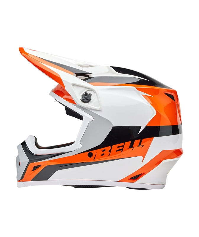BELL MX-9 Mips Helm - Rift Gloss Orange/White