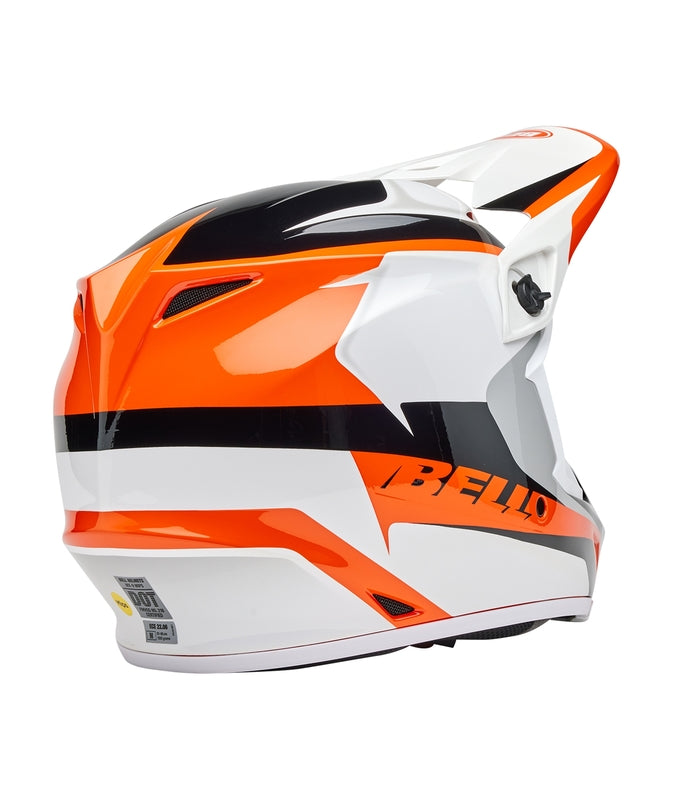 BELL MX-9 Mips Helm - Rift Gloss Orange/White