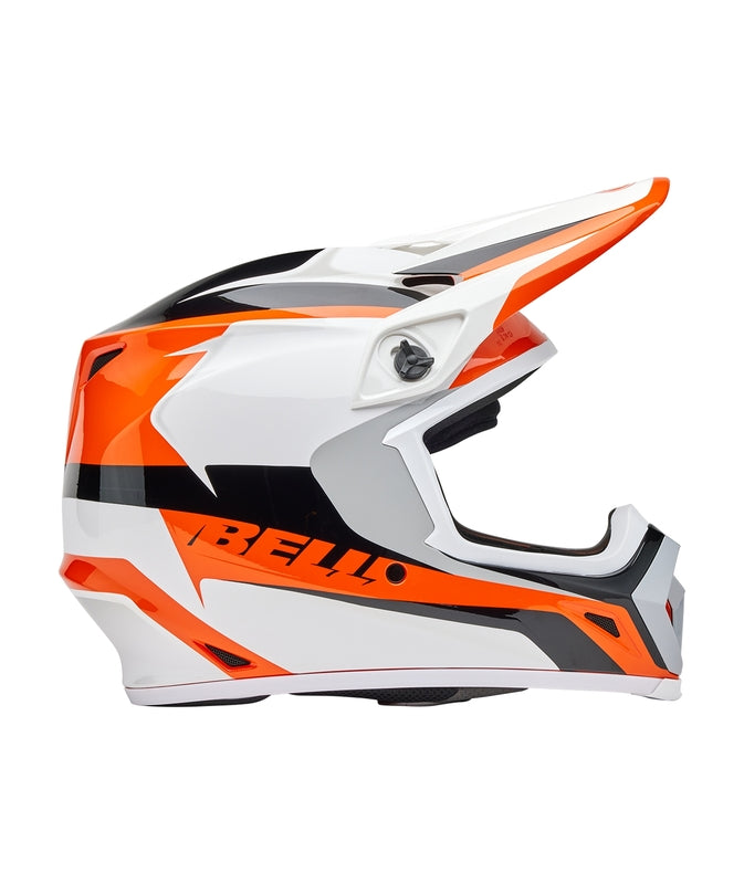 BELL MX-9 Mips Helm - Rift Gloss Orange/White